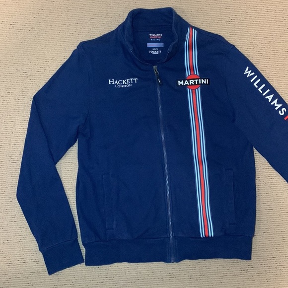 SOLD Hackett London X Williams Martini Racing Collaboration Zip Up Jacket - Picture 3 of 8